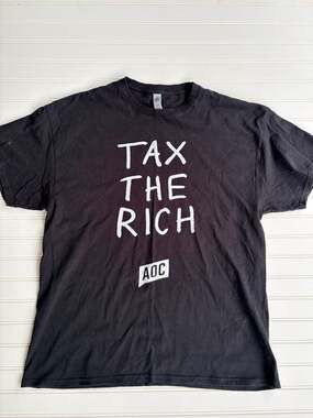VidiAmazing Tax The Rich AOC T-Shirt